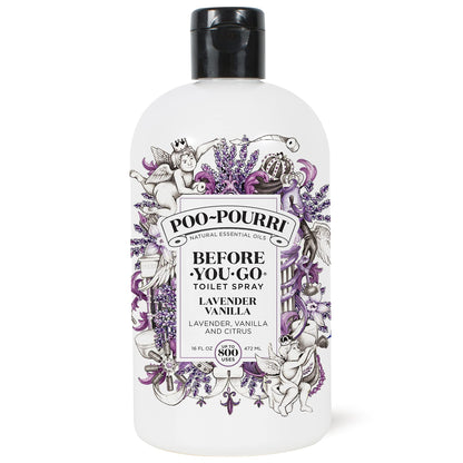 Poo-Pourri Before-You-Go Toilet Spray, Lavender Vanilla, 2 Fl Oz