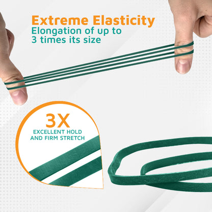 PlasticMill Rubber Bands - #33 Size - Red Rubberbands - 1LB/500 Count