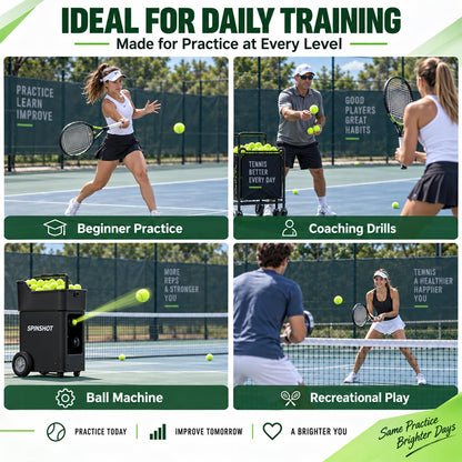 INSUM Tennis Balls, Extra Duty Practice Tennis Balls with Mesh Bag