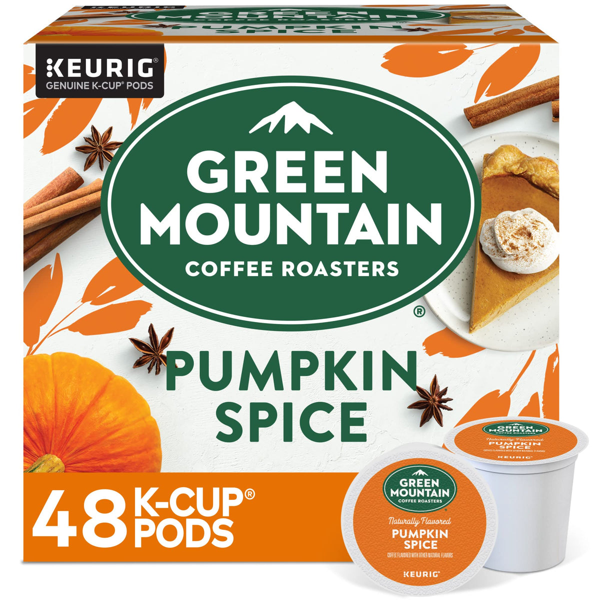 Green Mountain Coffee Roasters Seasonal Selections Pumpkin Spice 32 Count