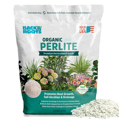 Back to the Roots Organic Worm Castings for Plants, Natural Fertilizer and Soil Enhancer for Gardening, Made in the USA, 5lb