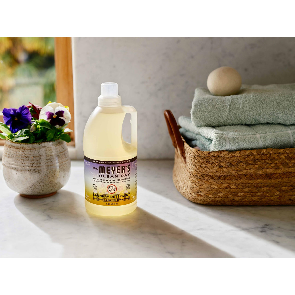 MRS. MEYER'S CLEAN DAY Laundry Detergent, Lavender, 64 fl oz