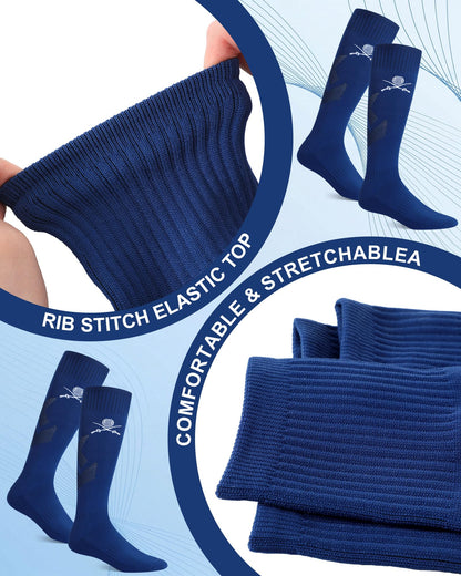 5 Pairs Fencing Socks for Men Youth Novelty Christmas Fencer Gifts