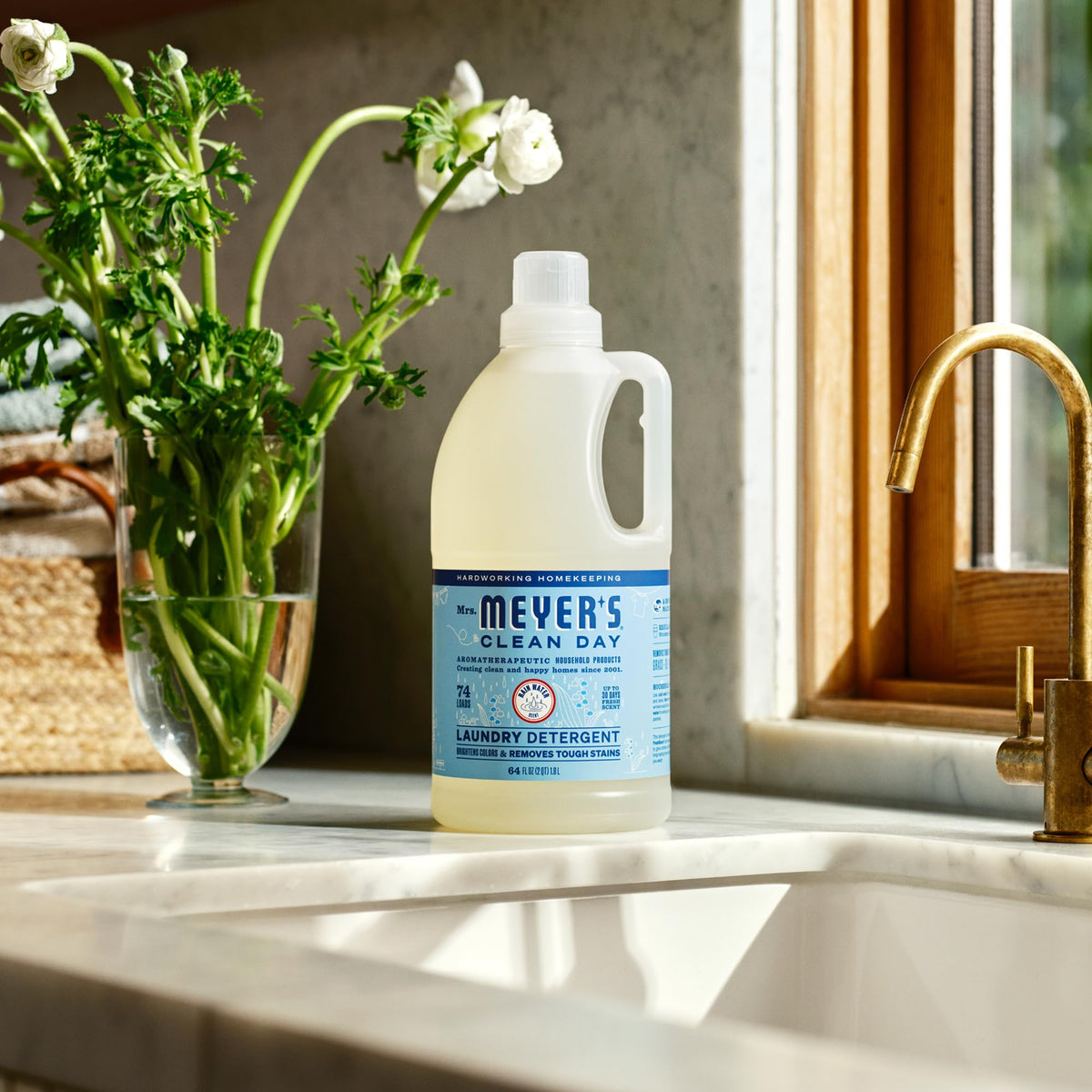 MRS. MEYER'S CLEAN DAY Laundry Detergent, Lavender, 64 fl oz
