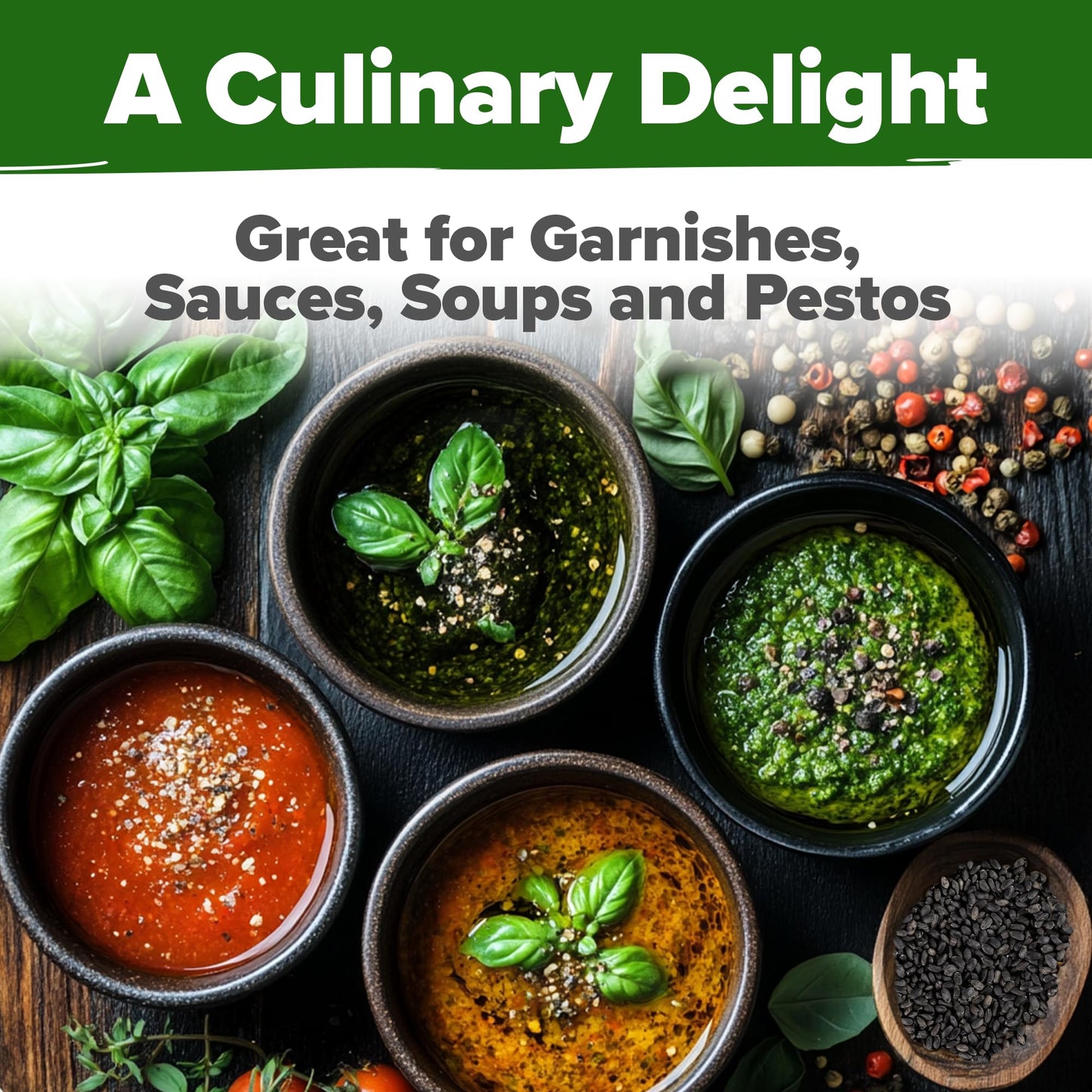 HOME GROWN 𝗨𝗦𝗔 𝗣𝗥𝗘𝗠𝗜𝗨𝗠 Peppermint Seeds Pack – 2,370 𝗡𝗢𝗡-𝗚𝗠𝗢 Heirloom Mint Seeds for Planting. Grow Peppermint Plants in Your Herb Garden Indoors or Outdoors (Mentha x piperita)