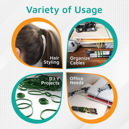 PlasticMill Rubber Bands - #33 Size - Red Rubberbands - 1LB/500 Count