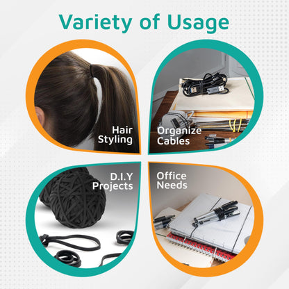 PlasticMill Rubber Bands - #33 Size - Red Rubberbands - 1LB/500 Count