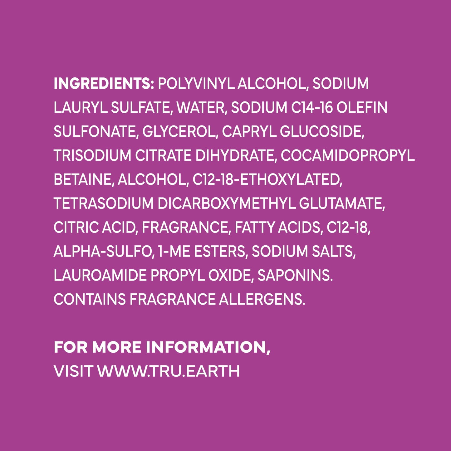 Tru Earth Compact Dry Laundry Detergent - Up to 128 Loads (64 Sheets) - Paraben-Free - Original Eco-Strip Liquidless Detergent, Travel - Fresh Linen | Packaging May Vary