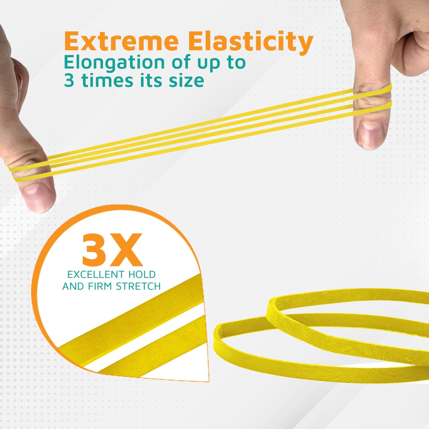 PlasticMill Rubber Bands - #33 Size - Red Rubberbands - 1LB/500 Count