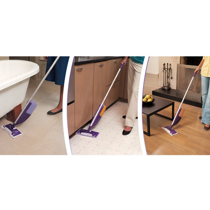 Swiffer WetJet Multi-Purpose Floor Cleaner Solution with Febreze Refill, Hardwood Floor Cleaner, Lavender Scent, 1.25 Liter -42.2 Fl Oz (Pack of 2)