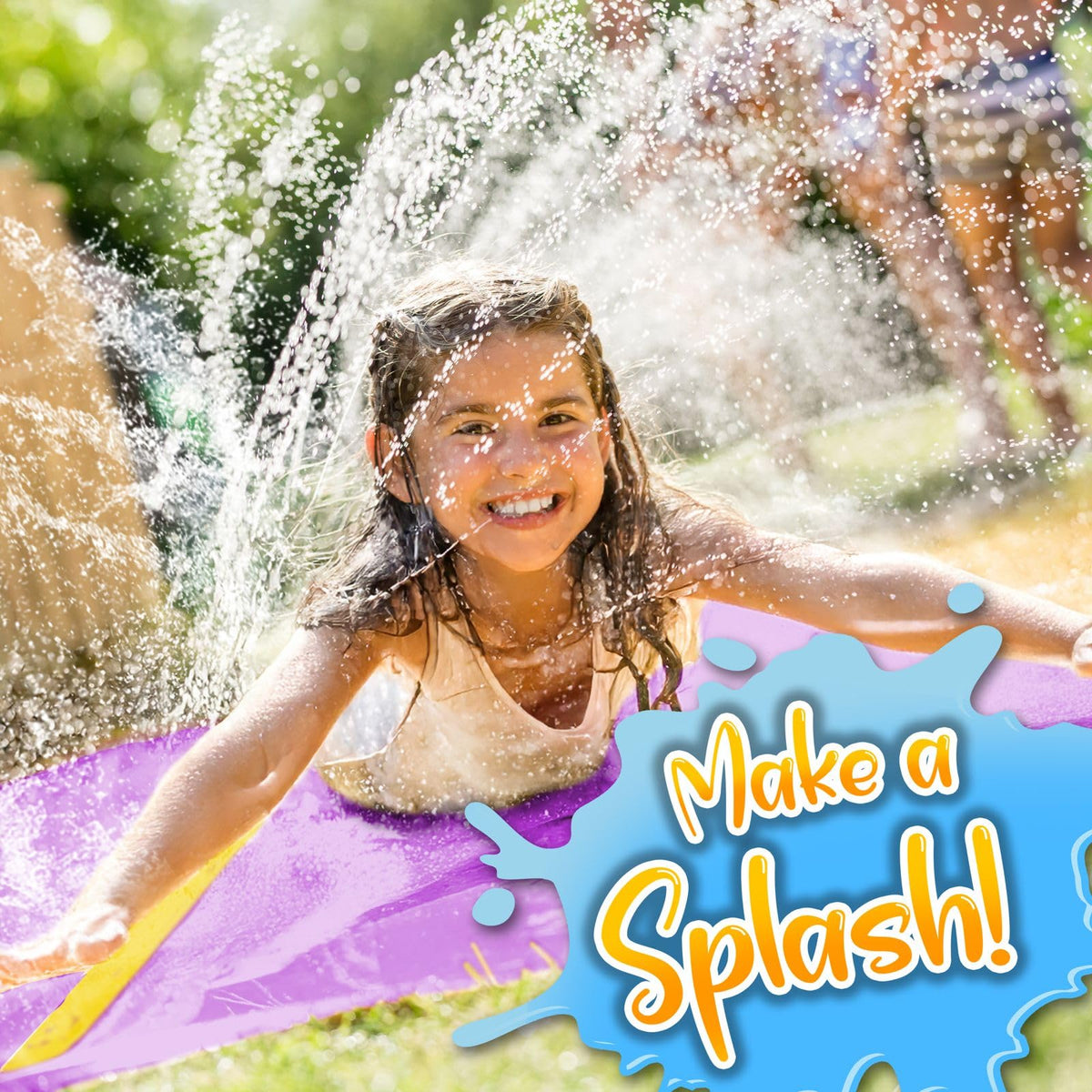 stargo 18 x 5 ft - Slip and Slide, Water Slides for Kids - Backyard waterslide for Kids, Outdoor Fun Summer Water Toys, Water Activities for Kid and Adults for Backyard Fun, Ages 4-8, 5, 6, 7, 8-12 +