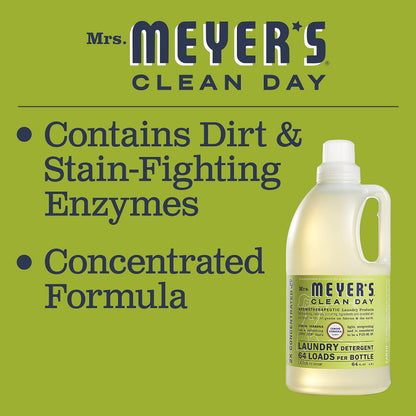 MRS. MEYER'S CLEAN DAY Laundry Detergent, Lavender, 64 fl oz