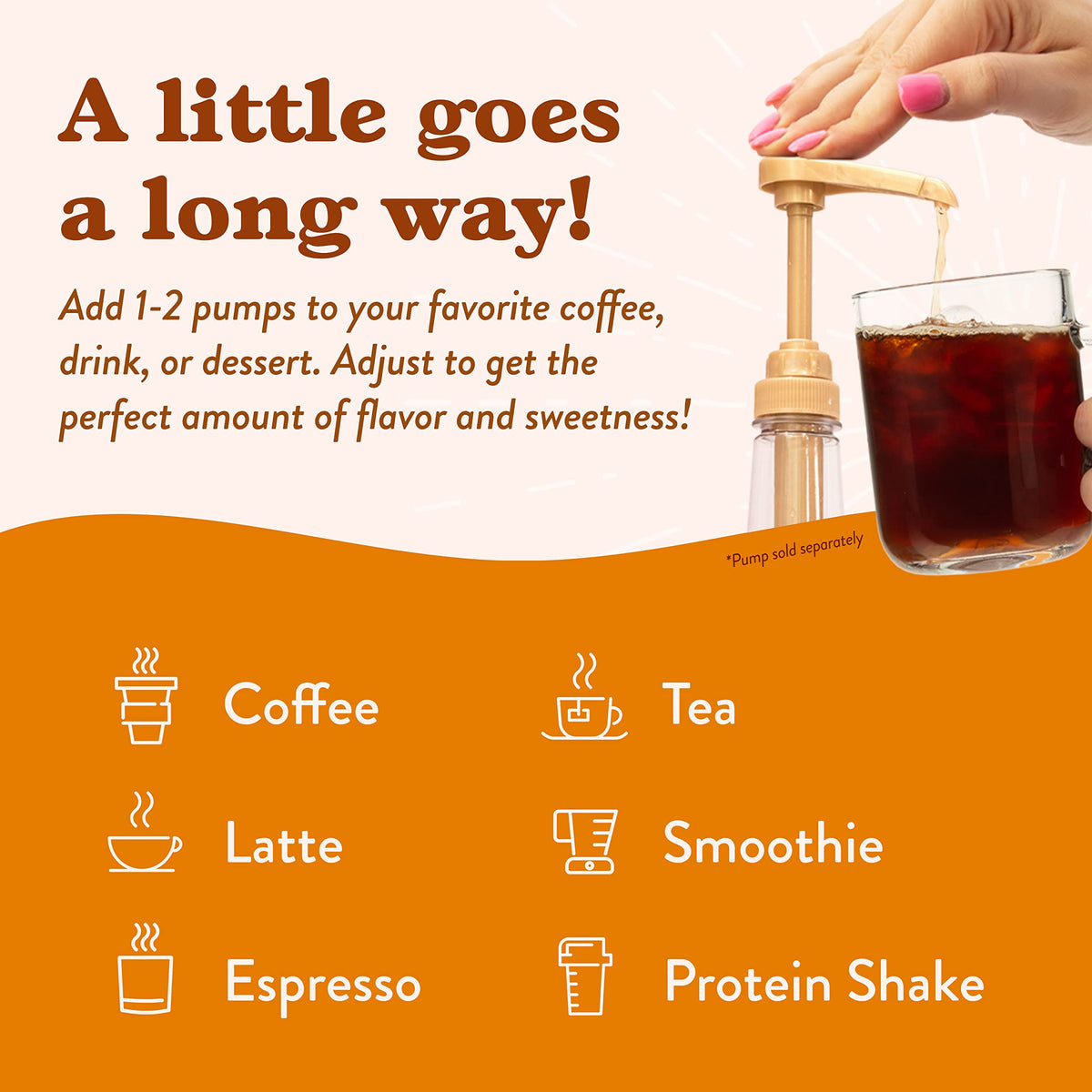 Jordan's Skinny Mixes Pumpkin Caramel Coffee Syrup, 25.4 fl oz
