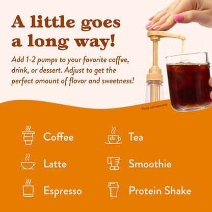 Jordan's Skinny Mixes Pumpkin Caramel Coffee Syrup, 25.4 fl oz