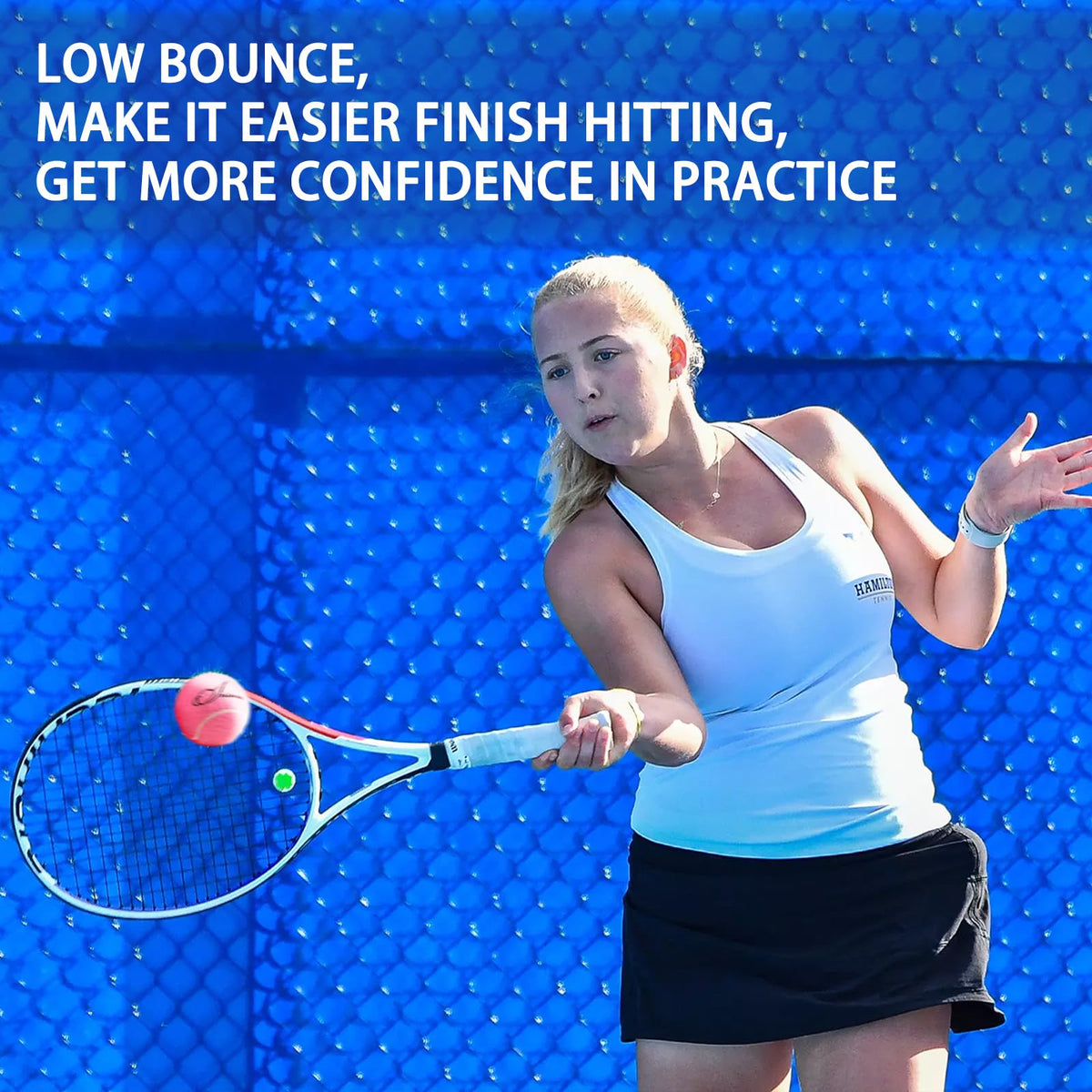 INSUM Tennis Balls, Extra Duty Practice Tennis Balls with Mesh Bag