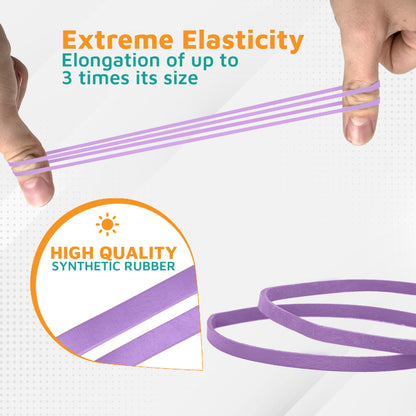 PlasticMill Rubber Bands - #33 Size - Red Rubberbands - 1LB/500 Count