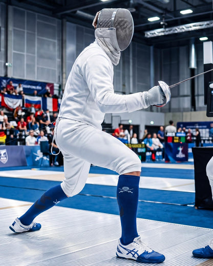 5 Pairs Fencing Socks for Men Youth Novelty Christmas Fencer Gifts