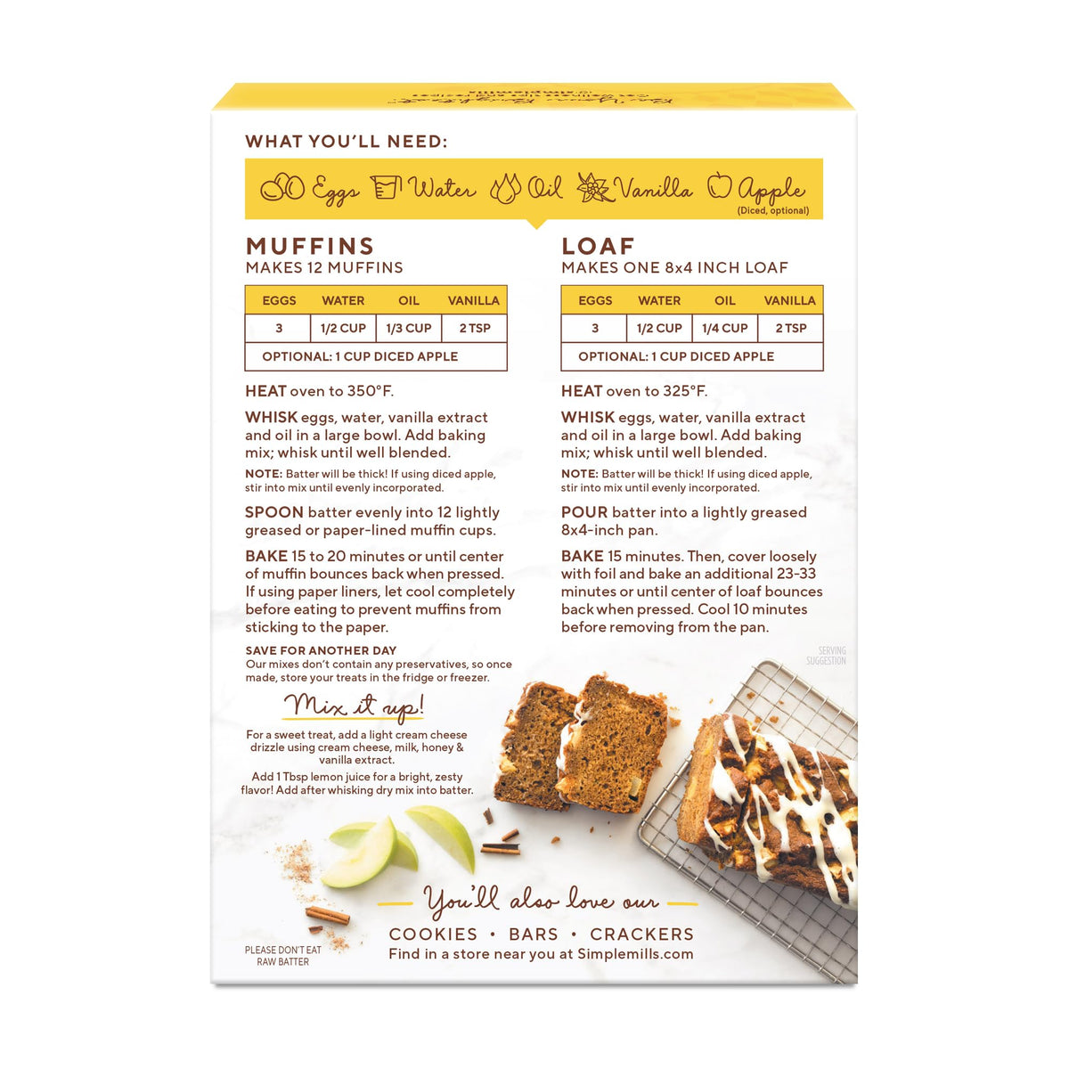 Simple Mills Almond Flour Pumpkin Muffin and Bread Mix, 1pk, 9 oz