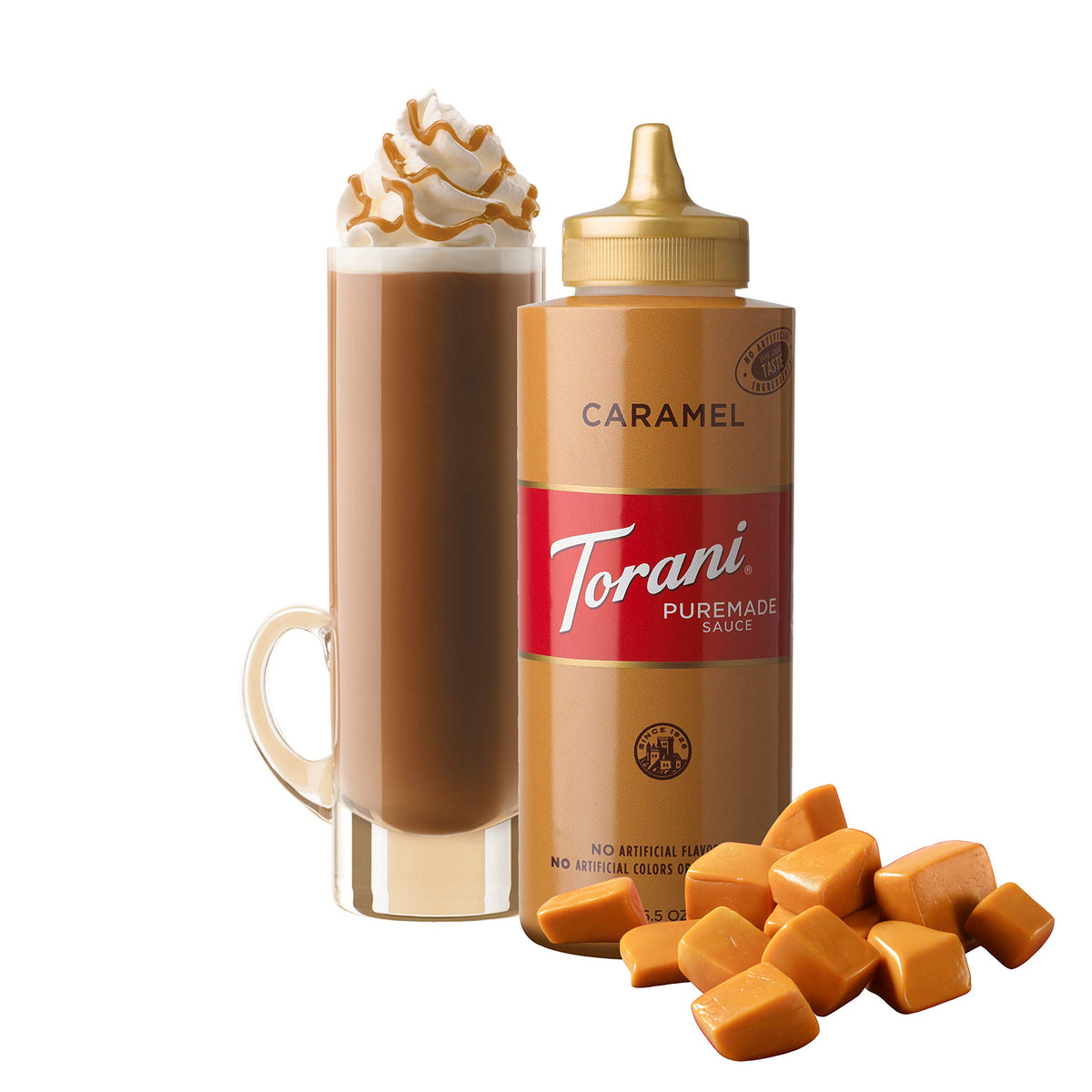 Torani Puremade Sauce, Pumpkin Pie, Squeeze Bottle, 16.5 Ounces