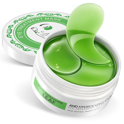 24K Gold Under Eye Patches - 60 Pack for Puffy Eyes, Dark Circles, Bags & Wrinkles with Collagen & Hyaluronic Acid - Eye Care Pads for Daily Skincare (Gold)