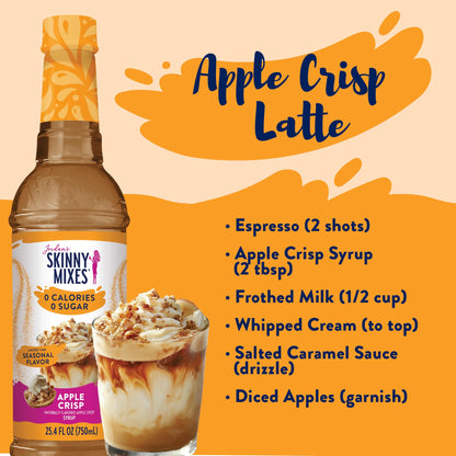 Jordan's Skinny Mixes Pumpkin Caramel Coffee Syrup, 25.4 fl oz