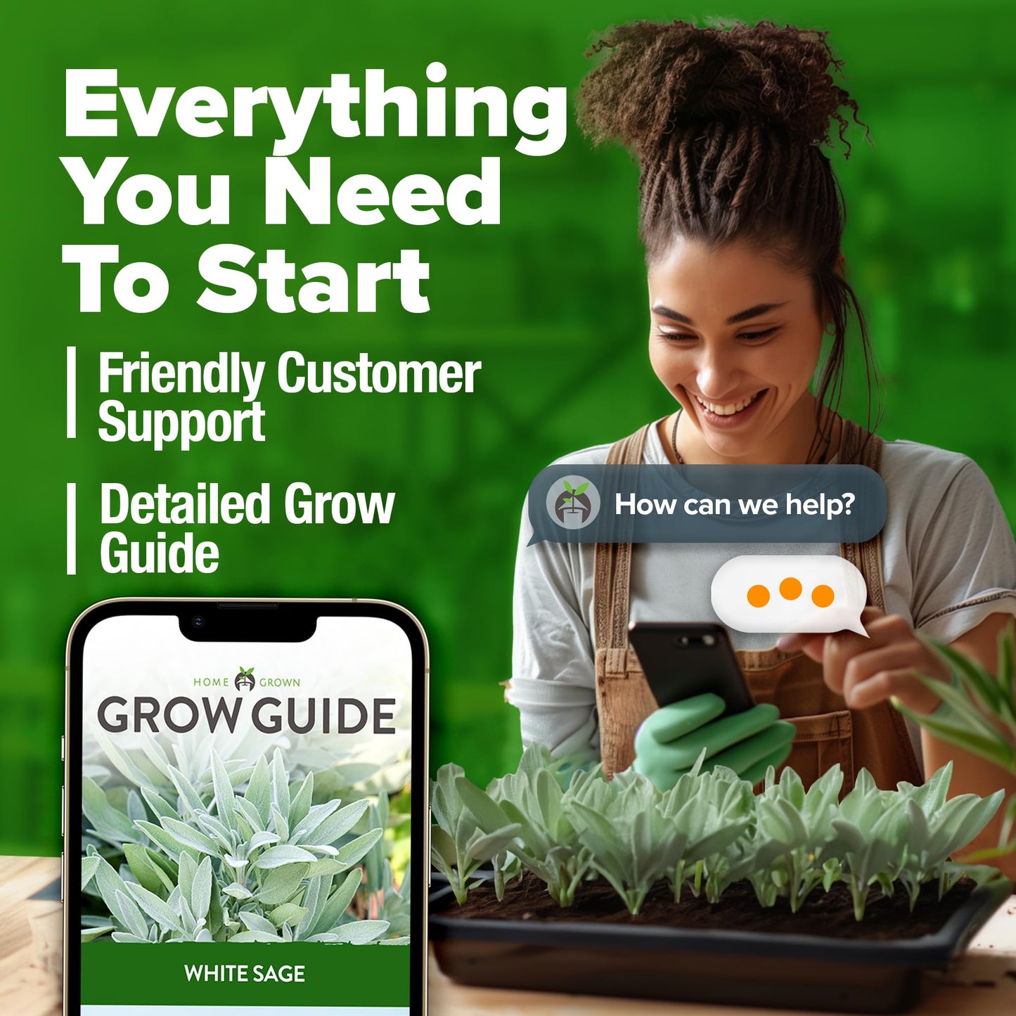 HOME GROWN 𝗨𝗦𝗔 𝗣𝗥𝗘𝗠𝗜𝗨𝗠 Peppermint Seeds Pack – 2,370 𝗡𝗢𝗡-𝗚𝗠𝗢 Heirloom Mint Seeds for Planting. Grow Peppermint Plants in Your Herb Garden Indoors or Outdoors (Mentha x piperita)