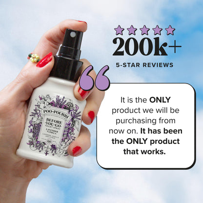 Poo-Pourri Before-You-Go Toilet Spray, Lavender Vanilla, 2 Fl Oz