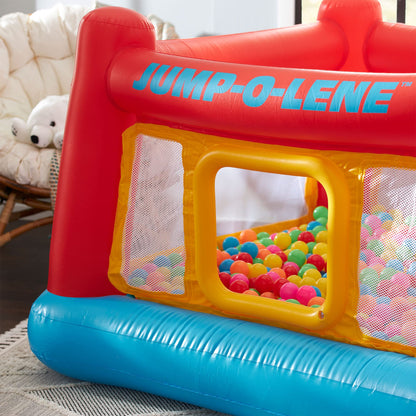 INTEX Jump-O-Lene Inflatable Trampoline Bounce House for Kids Ages 3-6