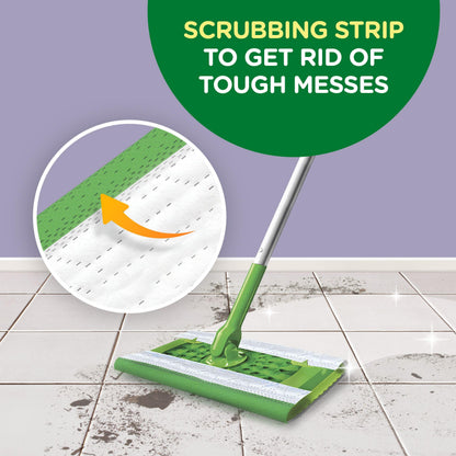 Swiffer Sweeper Wet Mopping Cloth Multi Surface Refills, Mops for Floor Cleaning, Febreze Lavender Scent, 36 Count