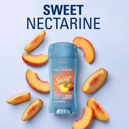 Secret Fresh Antiperspirant Deodorant for Women, 72hr Breathable Sweat & Odor Protection, Instant Freshness & Gentle, PH Balancing Minerals, Clear Gel, Relaxing Lavender Scent, 2.6 oz