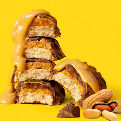 FITCRUNCH Snack Size Protein Bars, 6-Layer Baked Bar, 3g of Sugar, Gluten Free & Soft Cake Core (9 Count, Flavor Lovers)