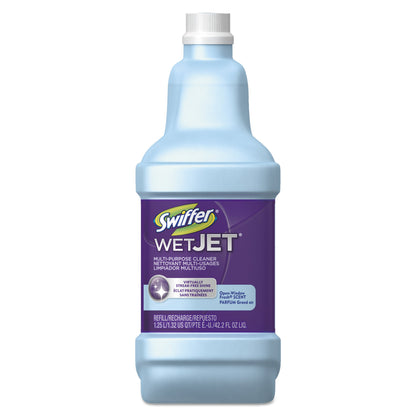 Swiffer WetJet Multi-Purpose Floor Cleaner Solution with Febreze Refill, Hardwood Floor Cleaner, Lavender Scent, 1.25 Liter -42.2 Fl Oz (Pack of 2)