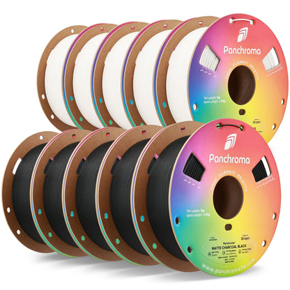 Polymaker Panchroma Matte PLA Filament 1.75mm, 1kg, Charcoal Black