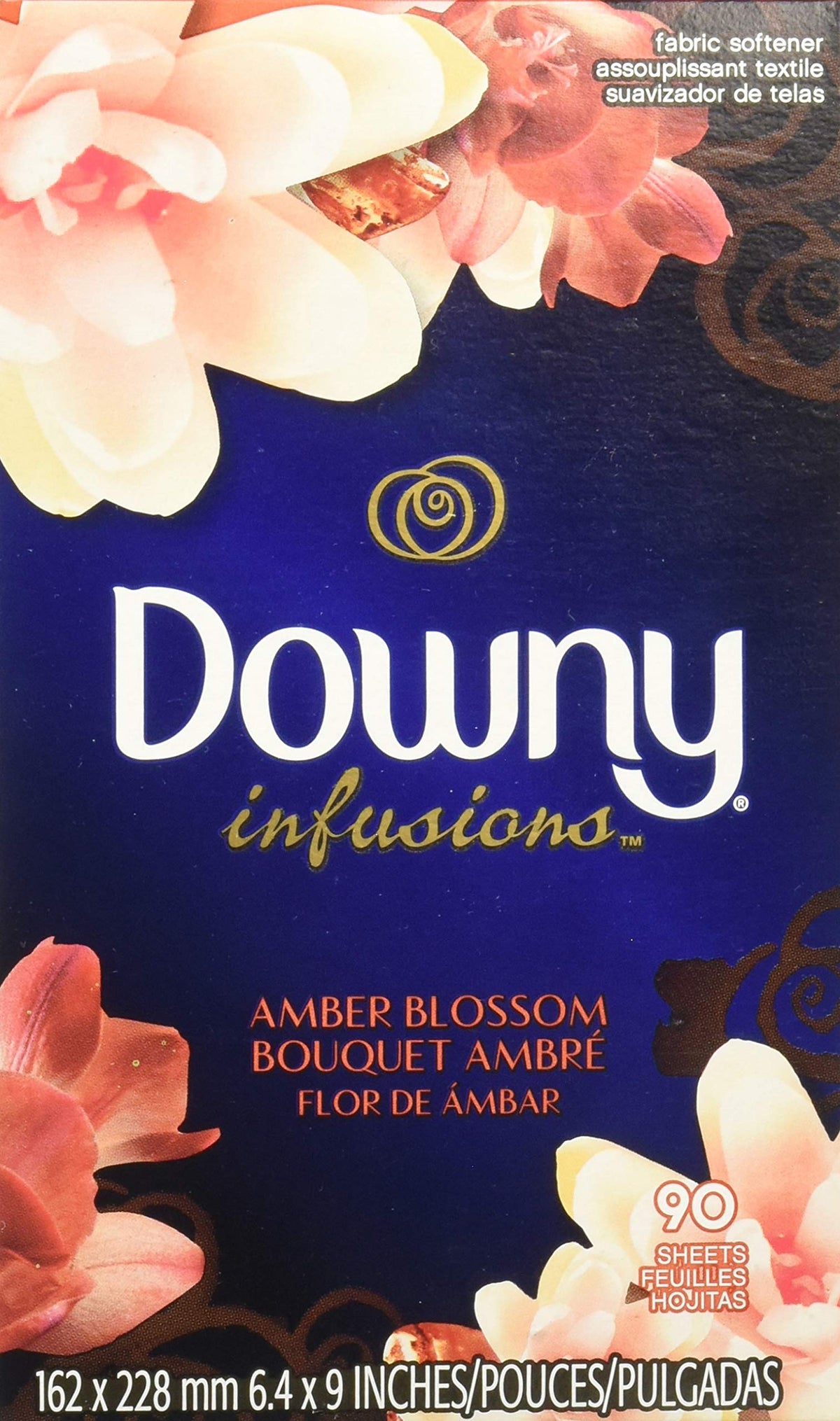 Downy CALM, Mega Dryer Sheets, Laundry Fabric Softener, Lavender and Vanilla Bean, 130 Count