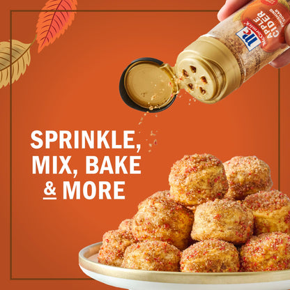 McCormick Finishing Sugar, Pumpkin Spice, Limited Edition, Sweet Blend of Warm Pumpkin Spices, The Perfect Finish for Cookies, Muffins, Pancakes, Bread, and More, 3.66 oz