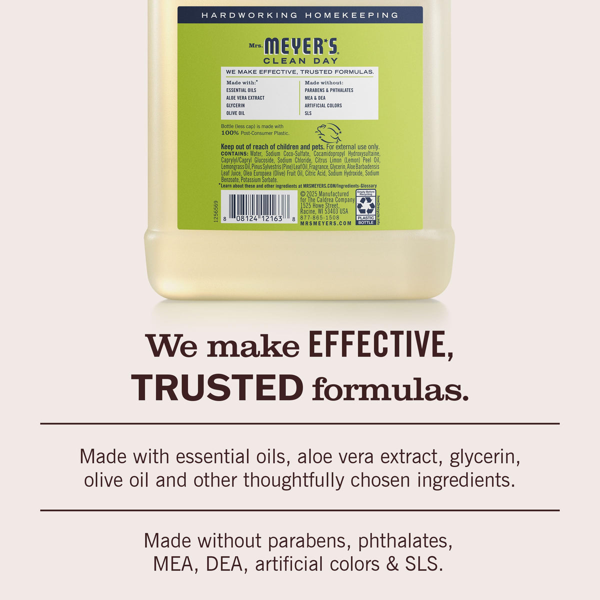 Mrs. Meyer's Clean Day, Hand Soap Refill, Lavender Scent, 33 Fl Oz