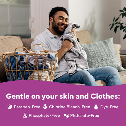 Tru Earth Compact Dry Laundry Detergent - Up to 128 Loads (64 Sheets) - Paraben-Free - Original Eco-Strip Liquidless Detergent, Travel - Fresh Linen | Packaging May Vary