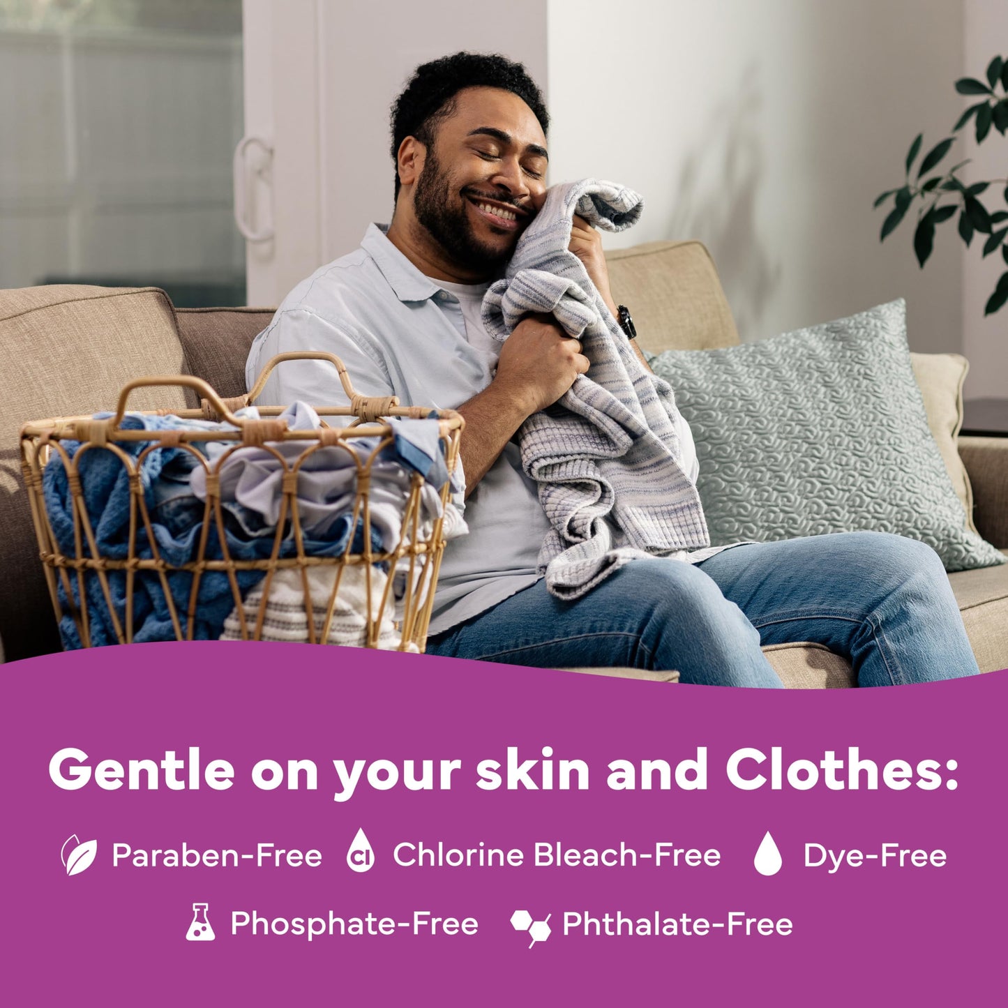 Tru Earth Compact Dry Laundry Detergent - Up to 128 Loads (64 Sheets) - Paraben-Free - Original Eco-Strip Liquidless Detergent, Travel - Fresh Linen | Packaging May Vary