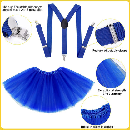 HEYFIZZ 6 Pcs Adult Halloween Costume Accessories,Easy Halloween Costume