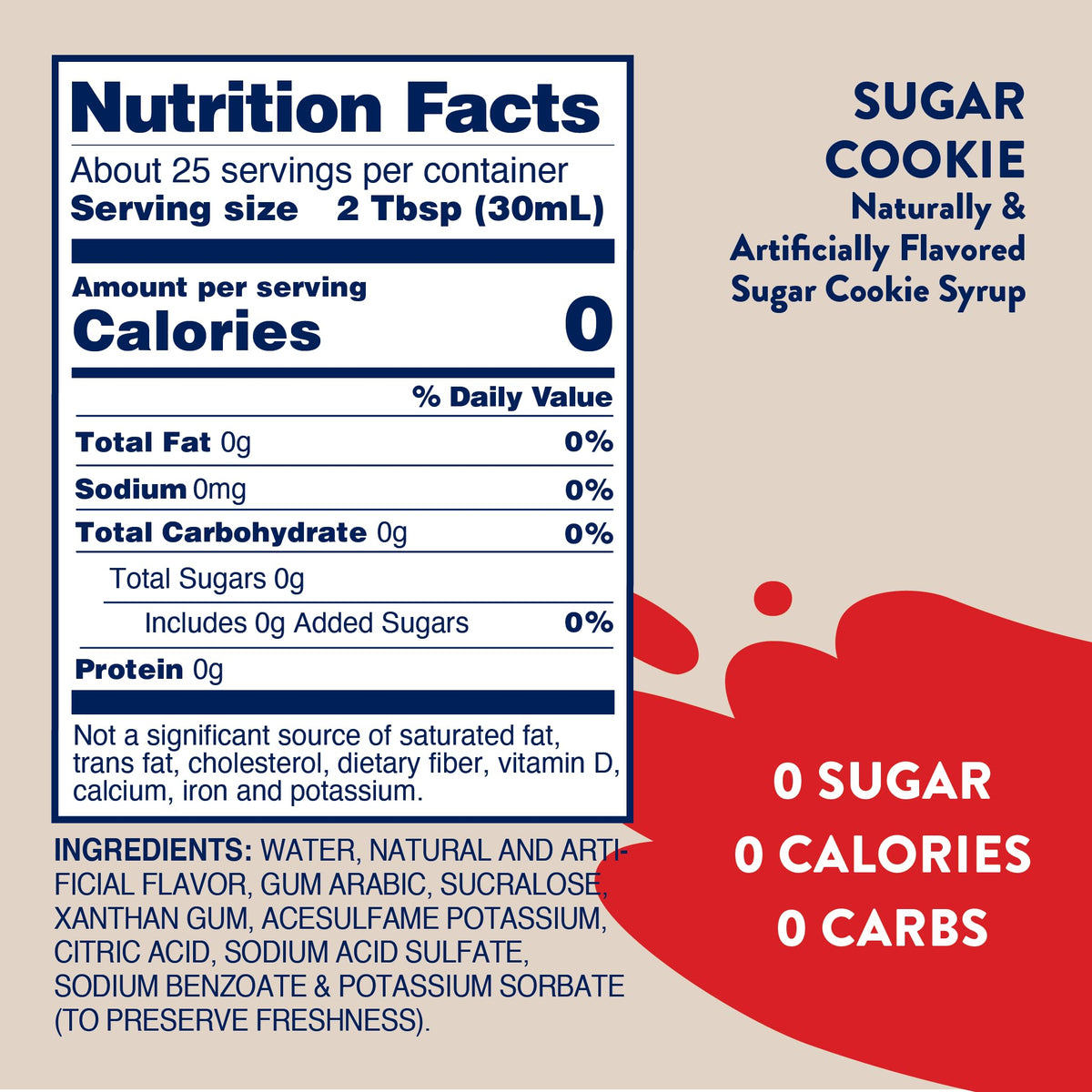 Jordan's Skinny Mixes Pumpkin Caramel Coffee Syrup, 25.4 fl oz
