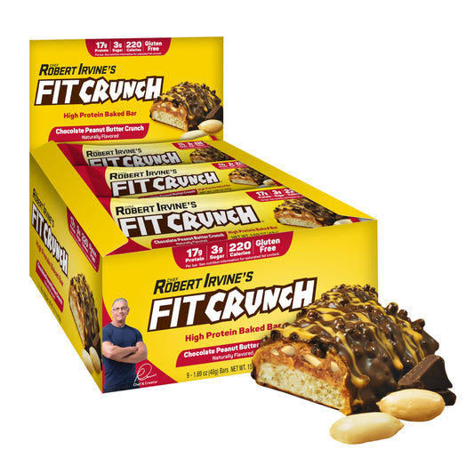 FITCRUNCH Snack Size Protein Bars, 6-Layer Baked Bar, 3g of Sugar, Gluten Free & Soft Cake Core (9 Count, Flavor Lovers)