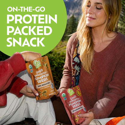 Go Raw Organic Sprouted Pumpkin Seeds - Sea Salted Pepita Snack