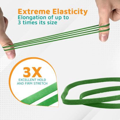 PlasticMill Rubber Bands - #33 Size - Red Rubberbands - 1LB/500 Count