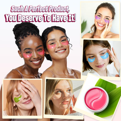 24K Gold Under Eye Patches - 60 Pack for Puffy Eyes, Dark Circles, Bags & Wrinkles with Collagen & Hyaluronic Acid - Eye Care Pads for Daily Skincare (Gold)