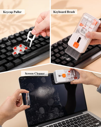 Ordilend Keyboard Cleaner & Laptop Cleaning Kit, All-in-1 for Computer PC