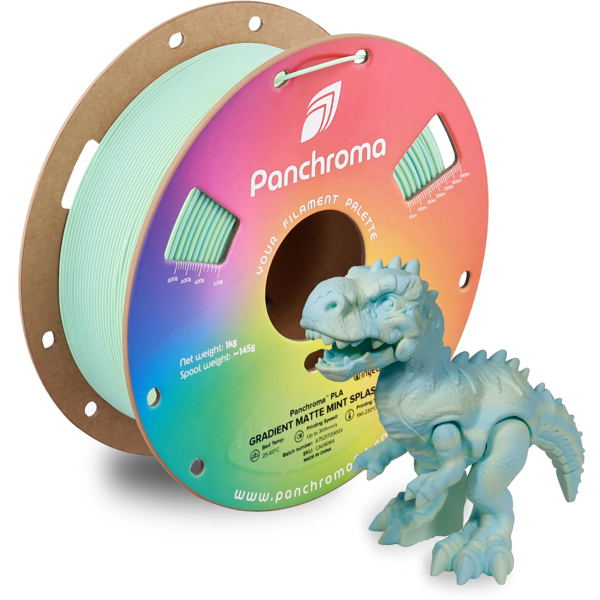 Polymaker Panchroma Matte PLA Filament 1.75mm, 1kg, Charcoal Black