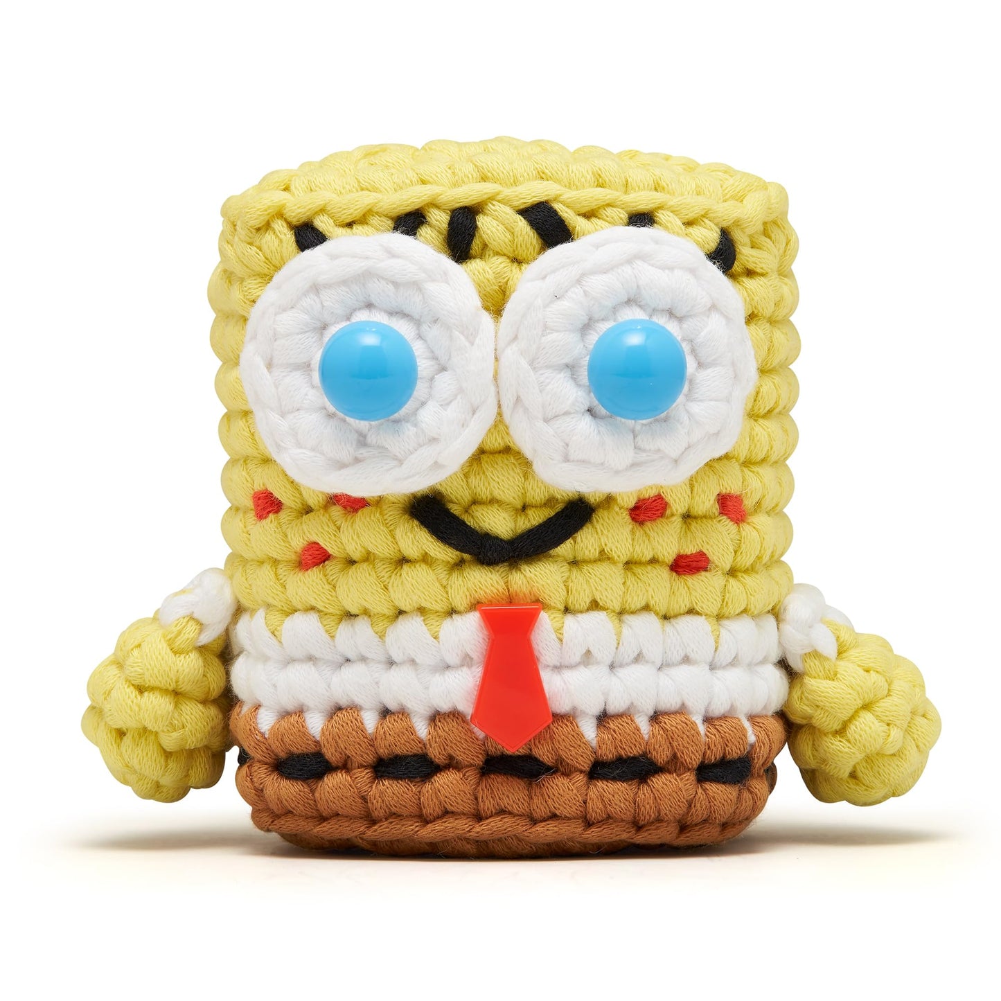 The Woobles Crochet Kit for Beginners – Spongebob Squarepants Craft Kit with Easy Peasy Yarn for Adults & Young Crafters, As Seen On Shark Tank, Step by Step Video Tutorials (Gary The Snail)