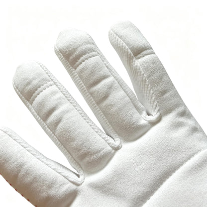 LEONARK Padded Fencing Glove for Foil Epee Sabre, Anti-Slip PU Dot Protective Fencing Bout Practice Glove with Shock Absorbing Pad, Long Forearm Sleeve Design, 1 Pack