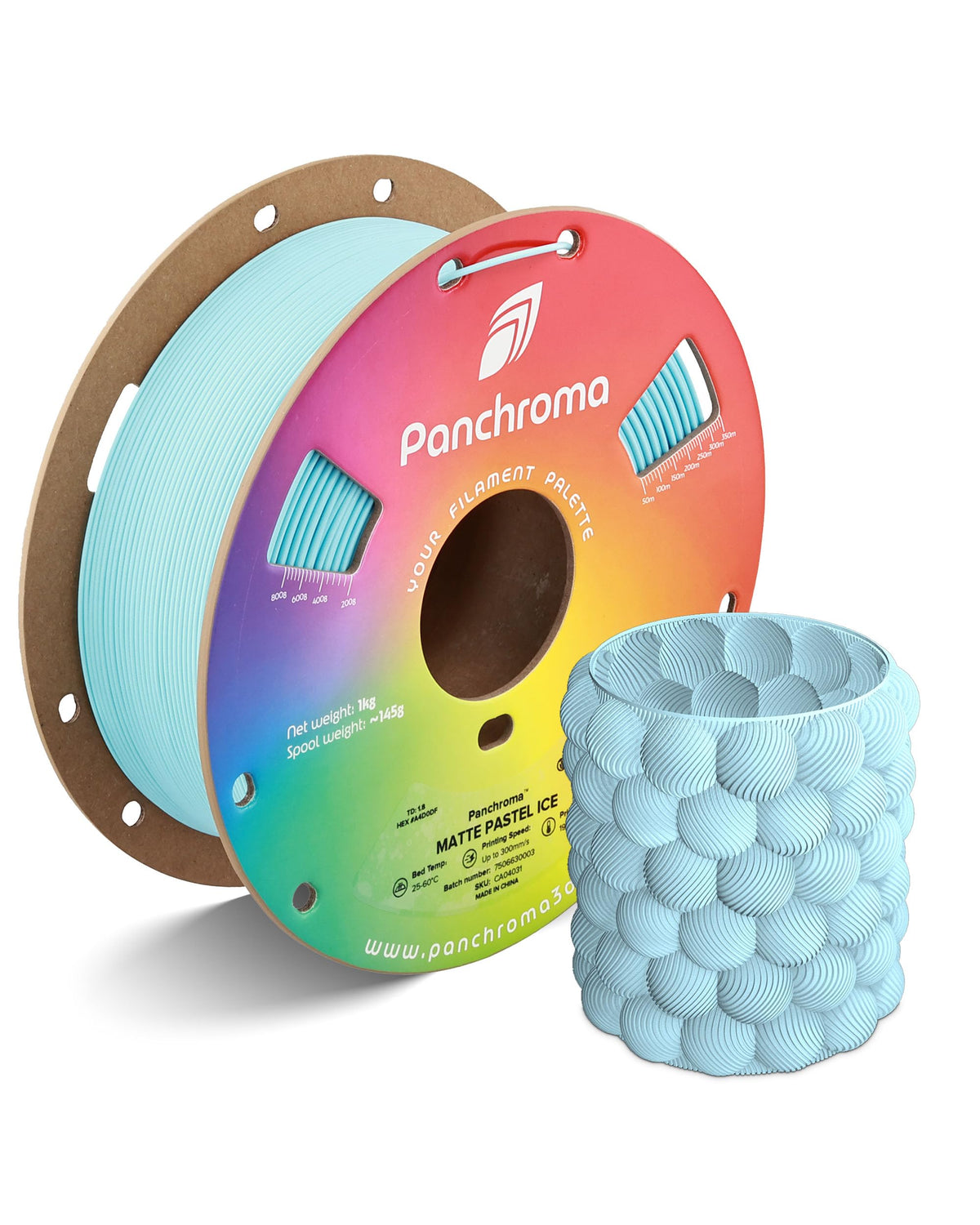 Polymaker Panchroma Matte PLA Filament 1.75mm, 1kg, Charcoal Black