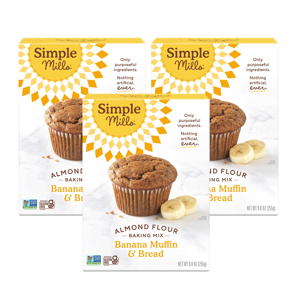 Simple Mills Almond Flour Pumpkin Muffin and Bread Mix, 1pk, 9 oz
